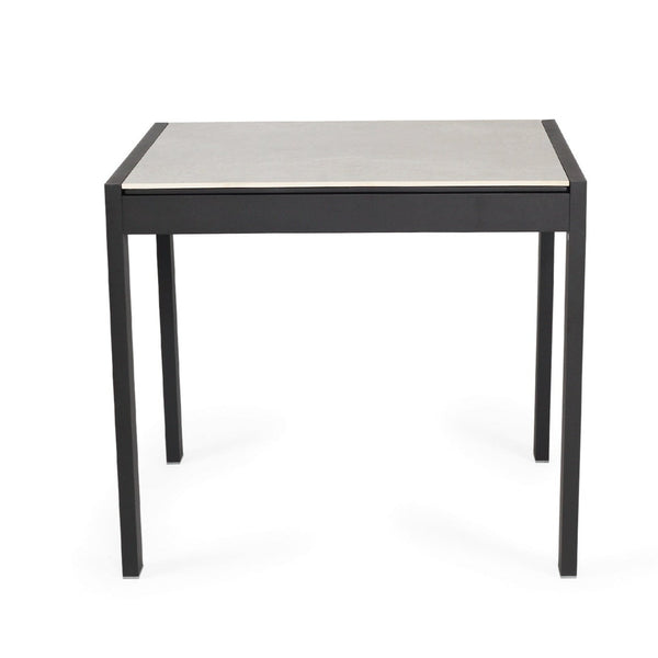 Rocco Outpost Dining Table 80cm – Asteroid Black (Charcoal)