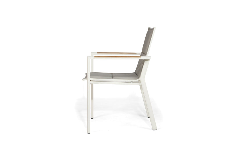 Rocco Stackwell Outpost Dining Chair – Pearl Whitley – Set of 4