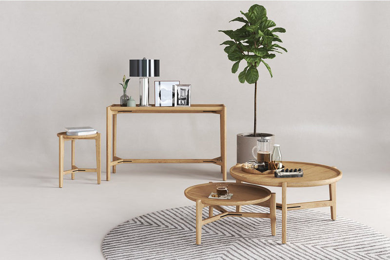 Ronan Coffee Table - 80cm - Natural
