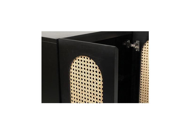 Ryder Six Door Sideboard - Black