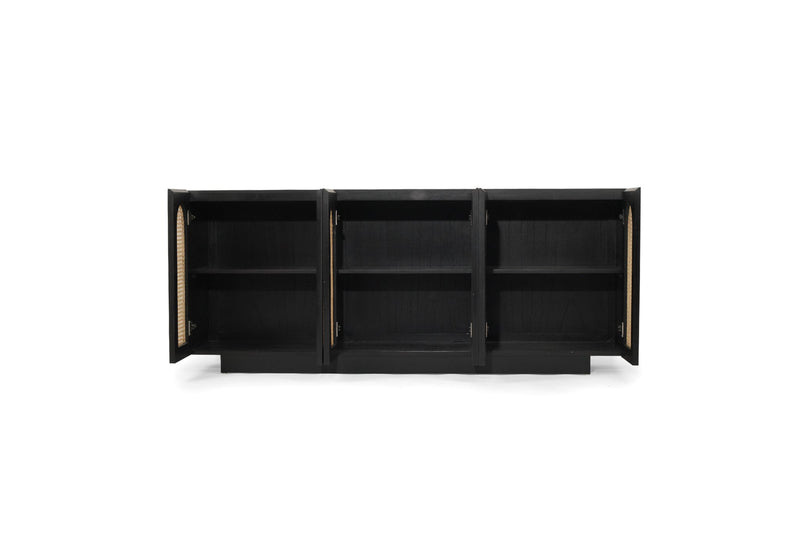 Ryder Six Door Sideboard - Black