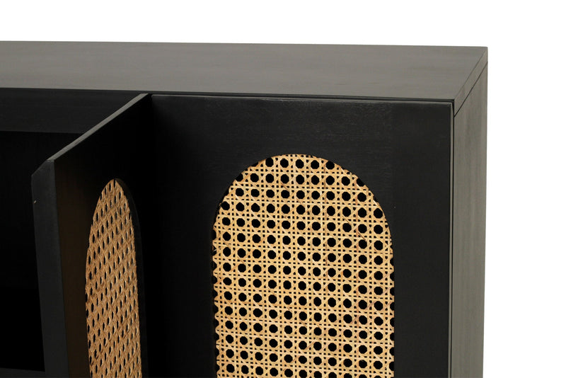 Ryder Three Door Sideboard - Black
