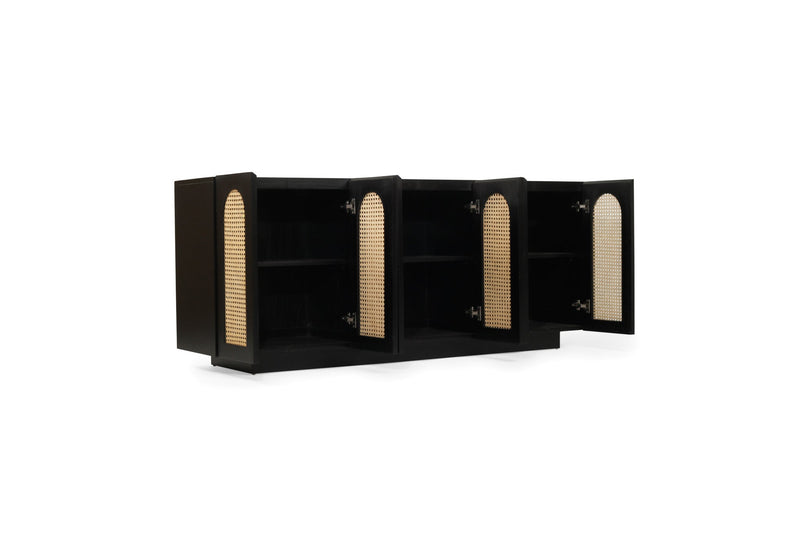 Ryder Six Door Sideboard - Black
