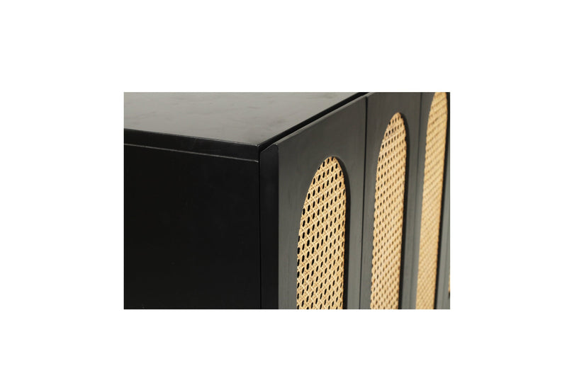 Ryder Six Door Sideboard - Black