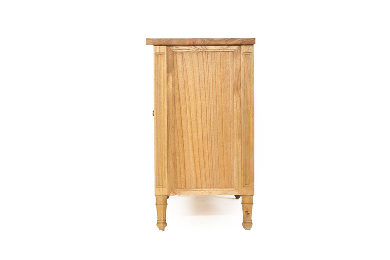 Hampton Six Door Sideboard – Weathered Oak