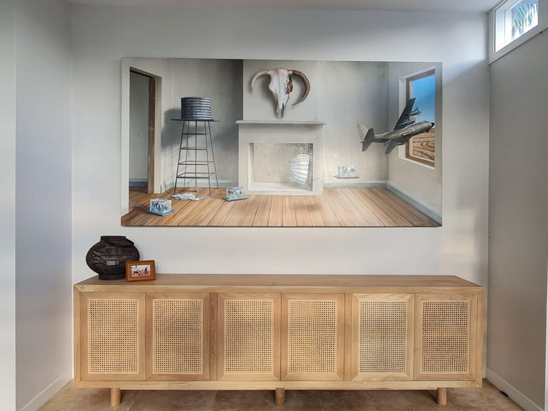Indigo Six Door Sideboard