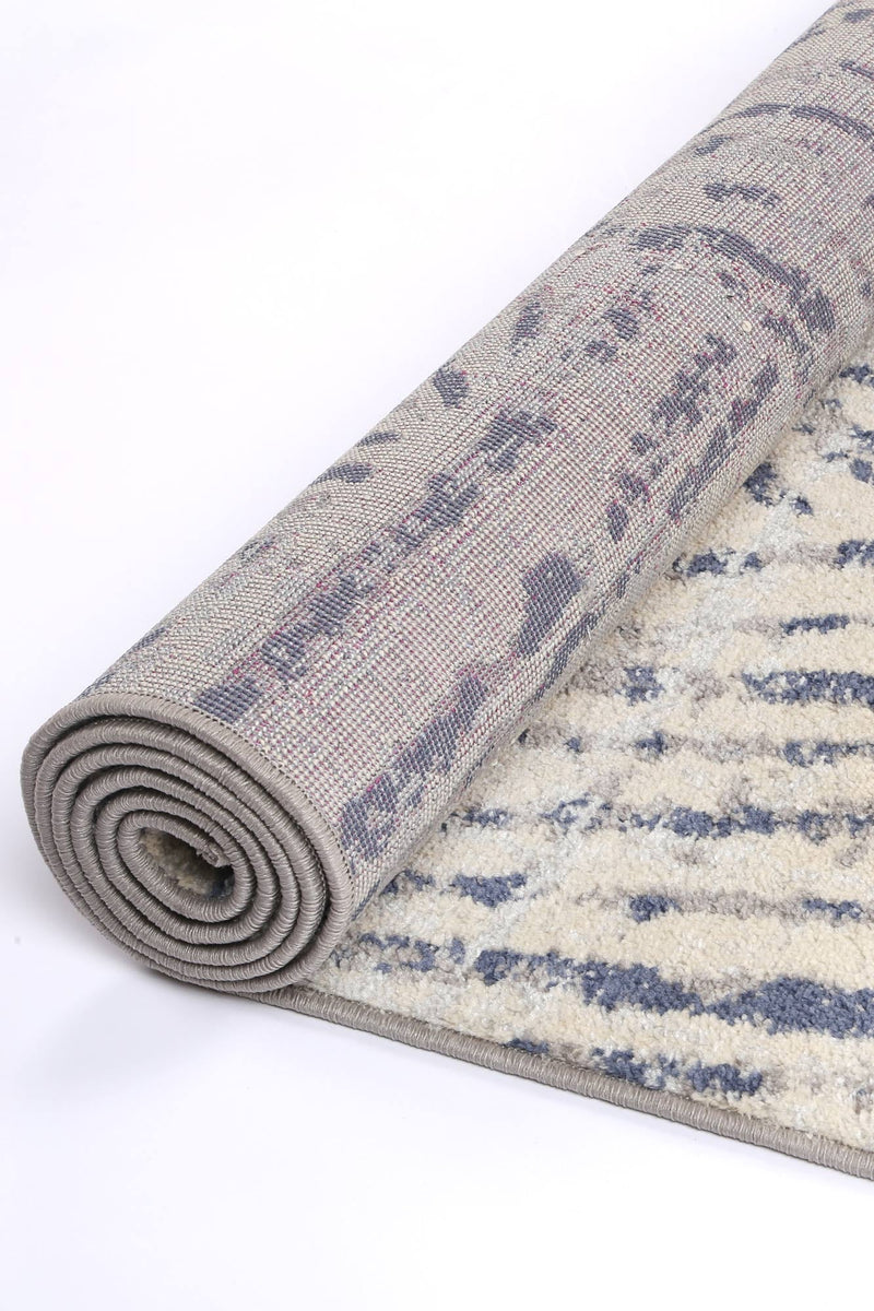 Palermo Vallo Grey Blue Rug