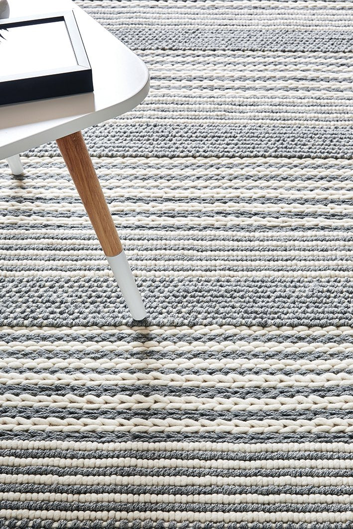 Visions Winter Wish Grey Modern Rug