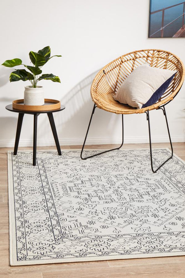 Ocean White Outdoor Rug