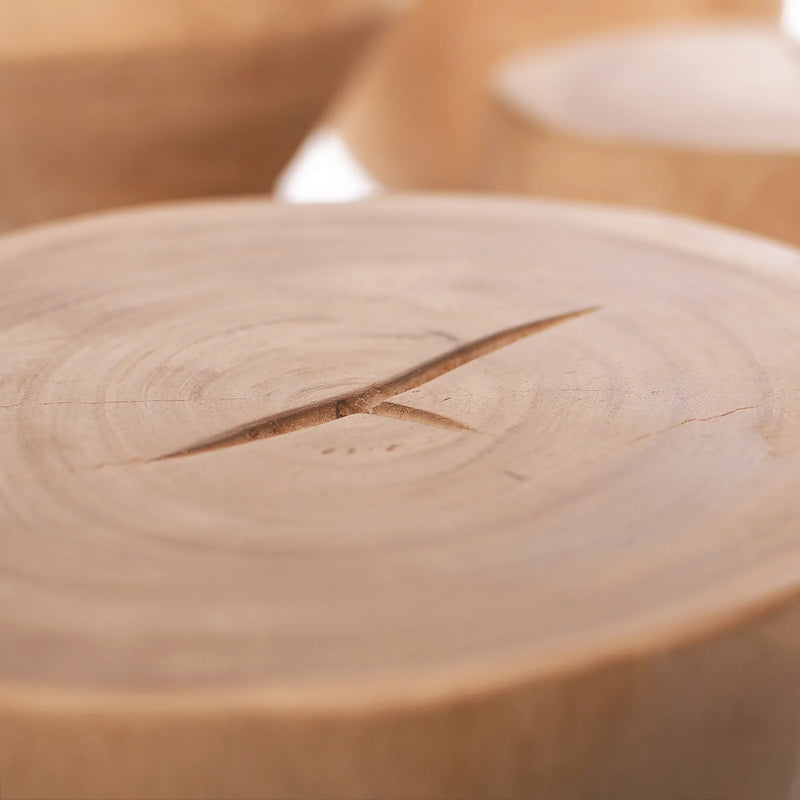 Suar Hourglass Stool - 30cm