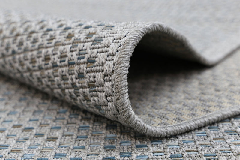 Sydney Silver Blue Indoor Outdoor Rug