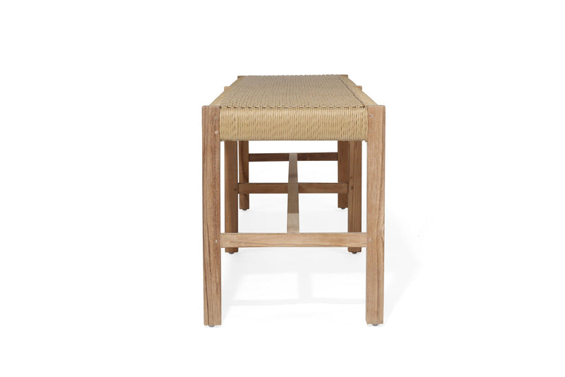 Sienna Woven Bench Seat – Sand – Close Weave -2m