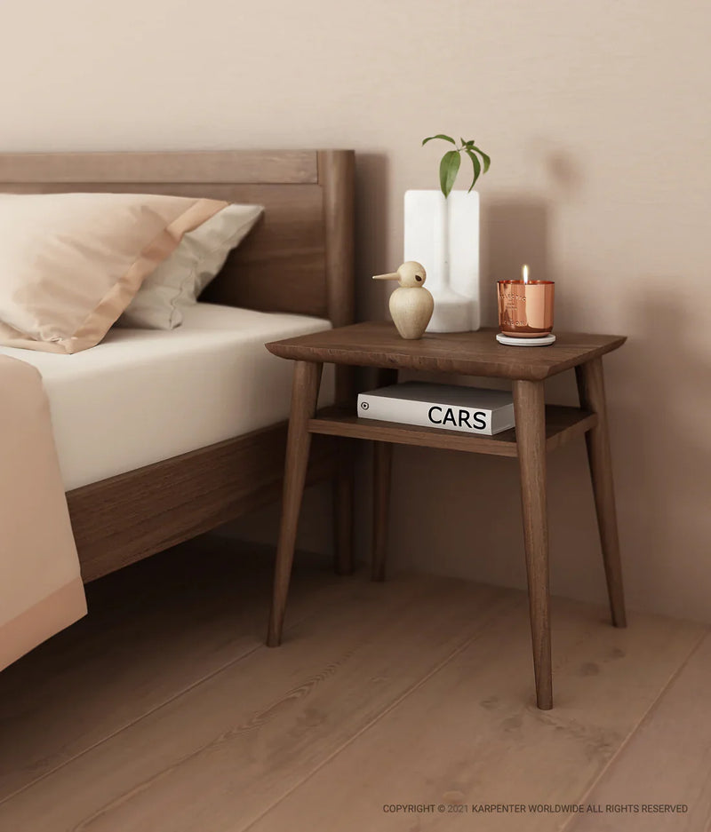 Vintage Queen Bed 213 cm - FSC Recycled Teak
