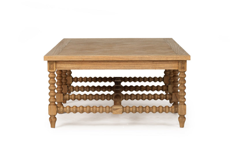 Strathmore Bobbin Coffee Table - Herringbone Top