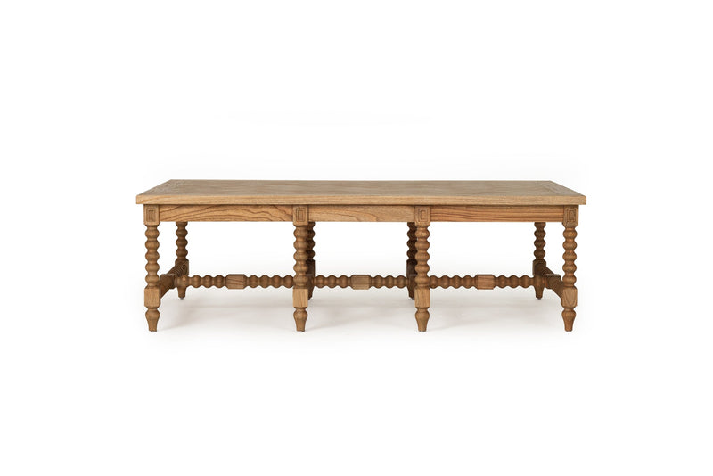 Strathmore Bobbin Coffee Table - Herringbone Top