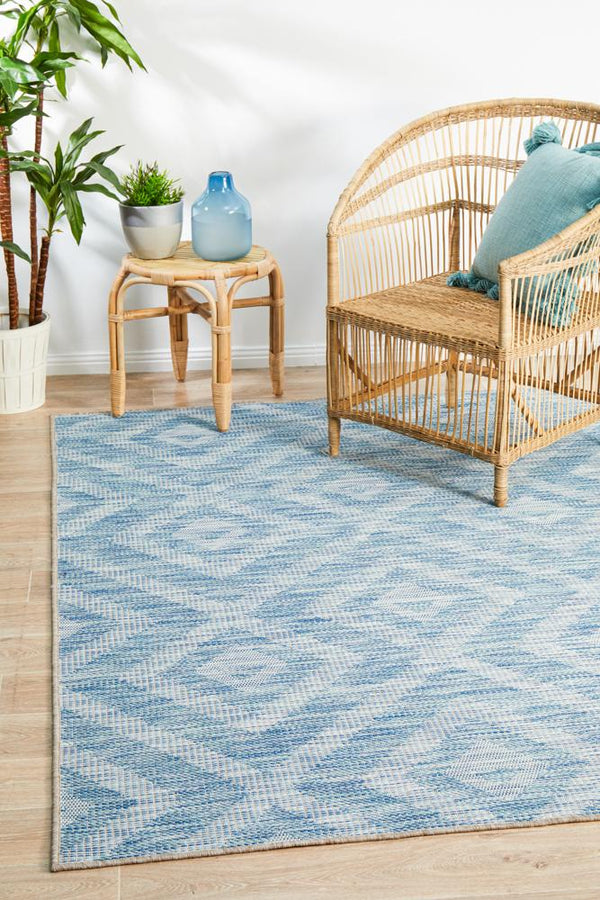 Etsy Outdoor Blue Rug