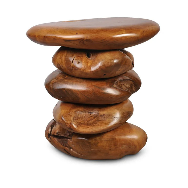 Pebble Side Table 47 cm - Teak
