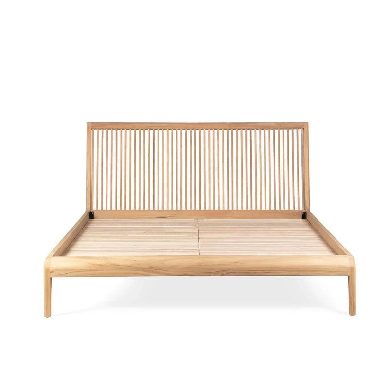 Jodoh Spindle King Bed 231 cm - Teak