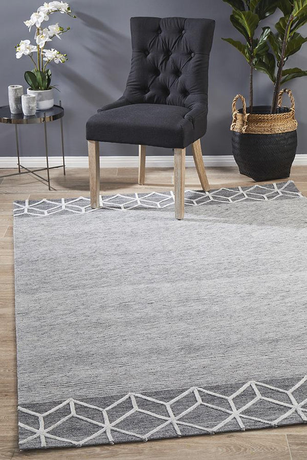 Visions Winter Wish Grey Modern Rug