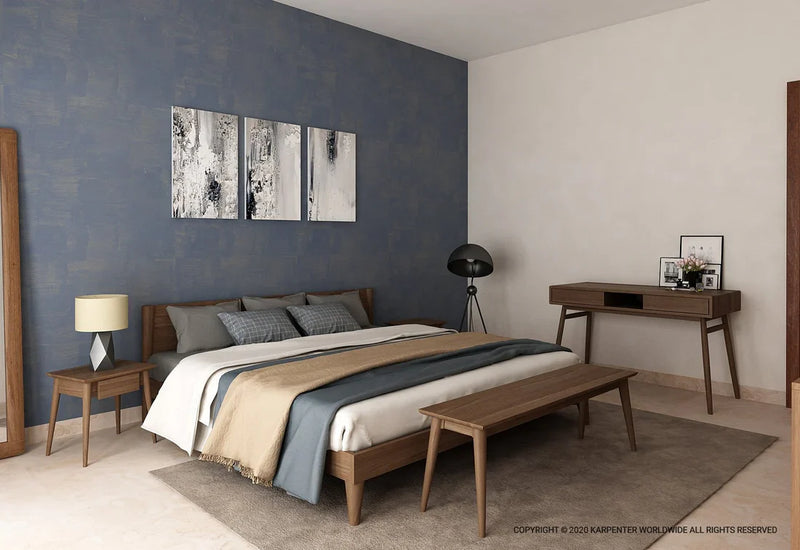 Vintage Queen Bed 213 cm - FSC Recycled Teak
