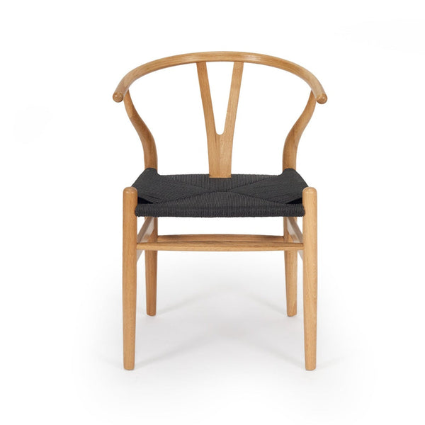 Willow Designer Revere Chair - Natural Oak with Black Cord