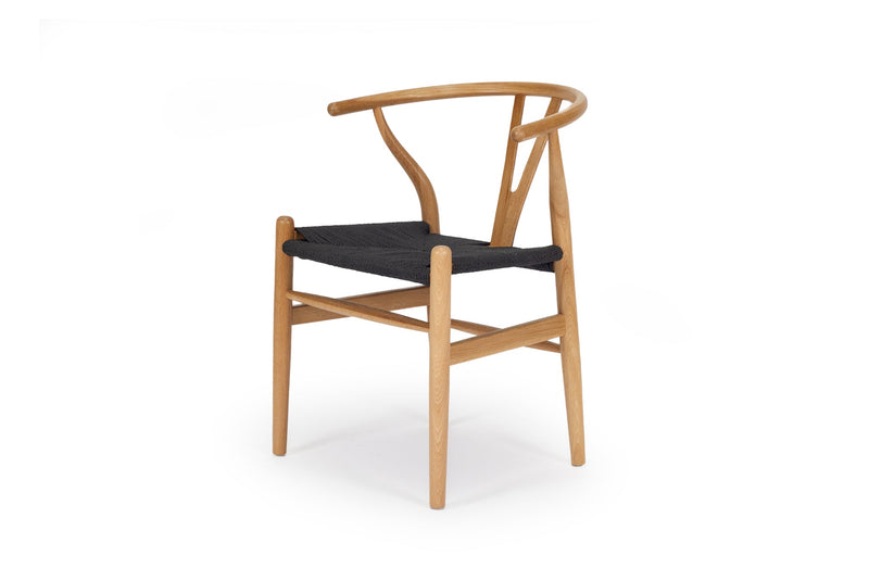 Willow Designer Revere Chair - Natural Oak with Black Cord