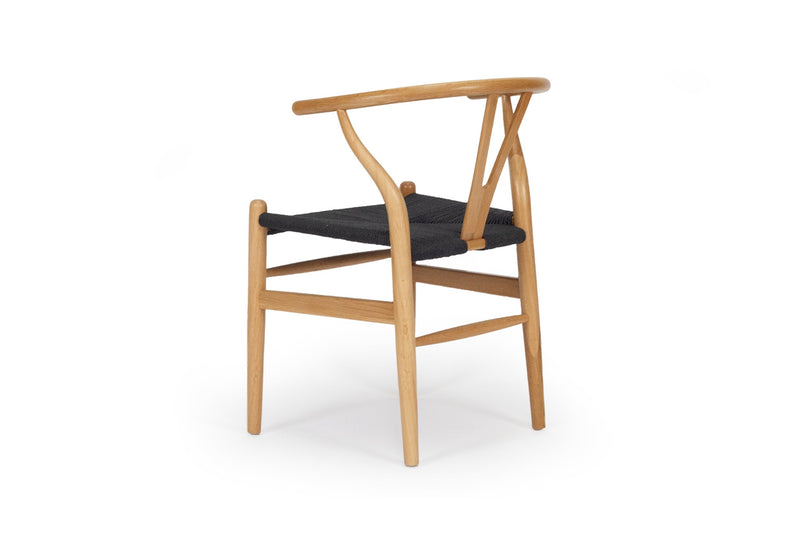 Willow Designer Revere Chair - Natural Oak with Black Cord