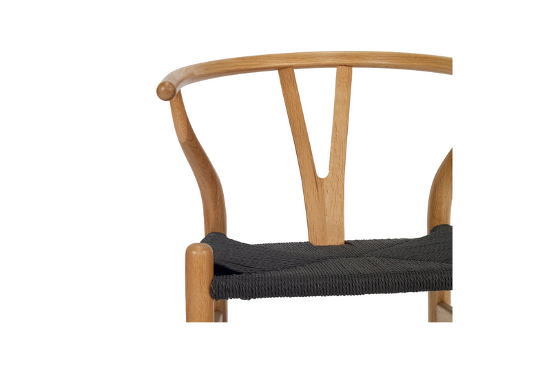 Willow Designer Revere Chair - Natural Oak with Black Cord