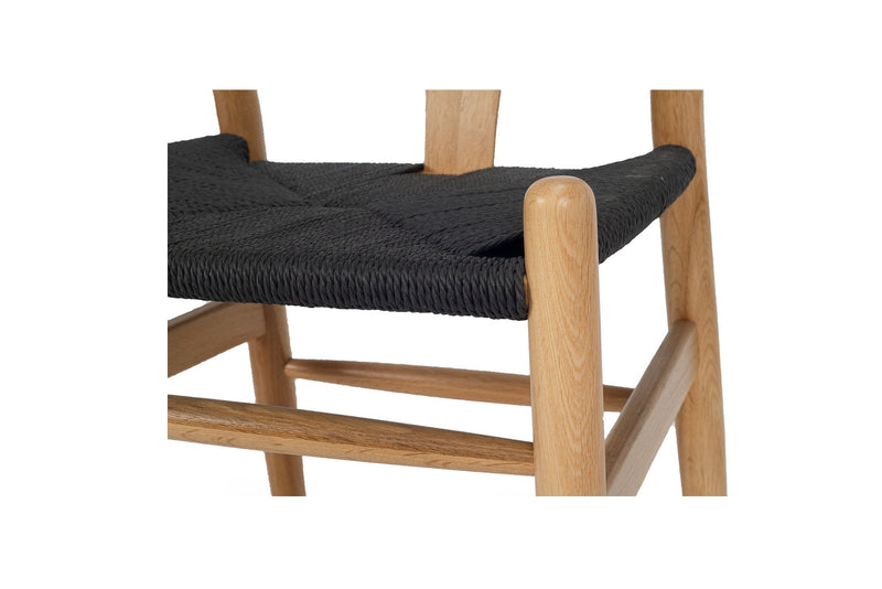Willow Designer Revere Chair - Natural Oak with Black Cord