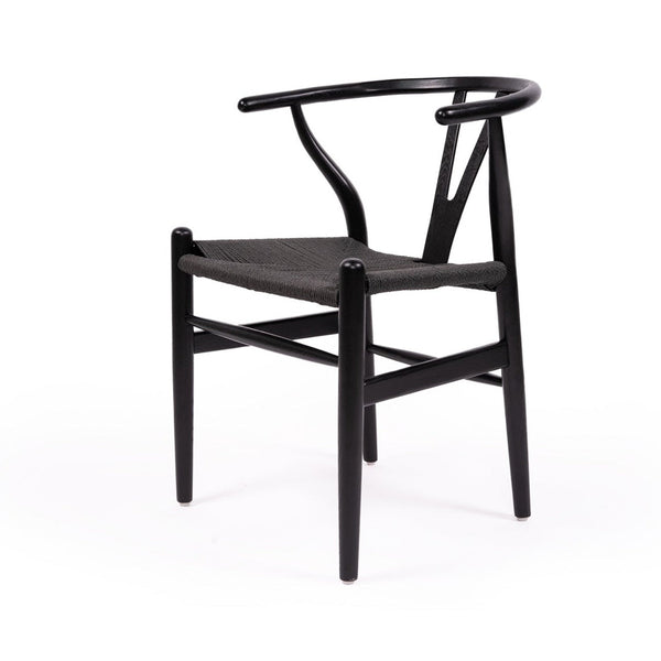 Willow Designer Revere Chair - Black on Black