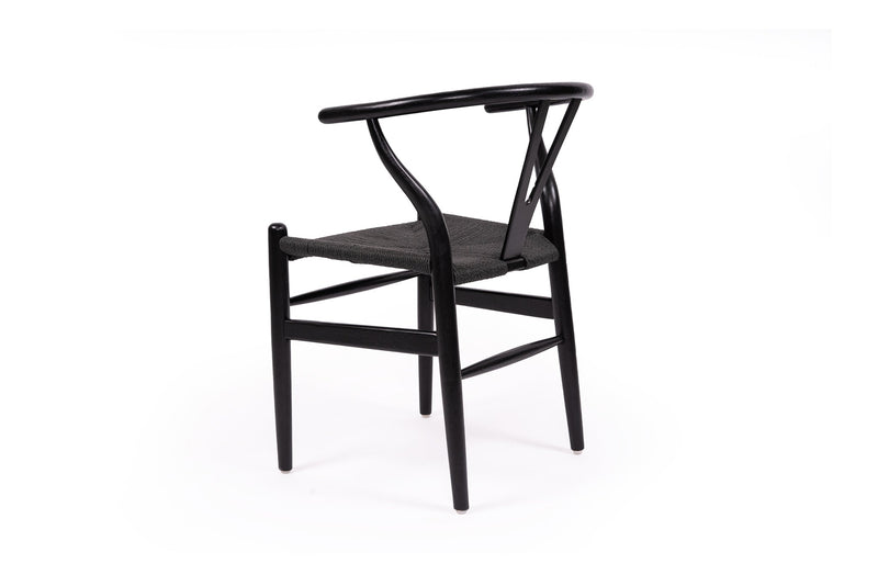 Willow Designer Revere Chair - Black on Black
