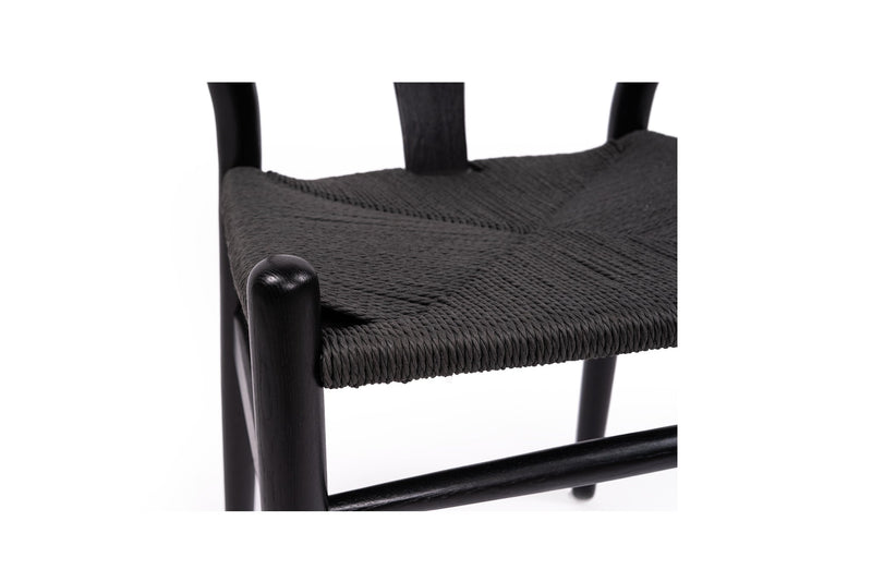 Willow Designer Revere Chair - Black on Black