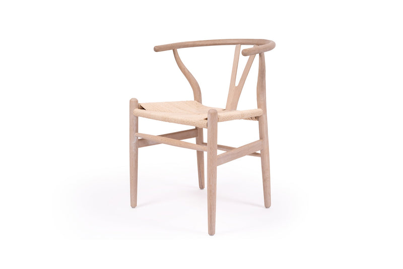 Willow Designer Revere Chair - White Coastal Oak