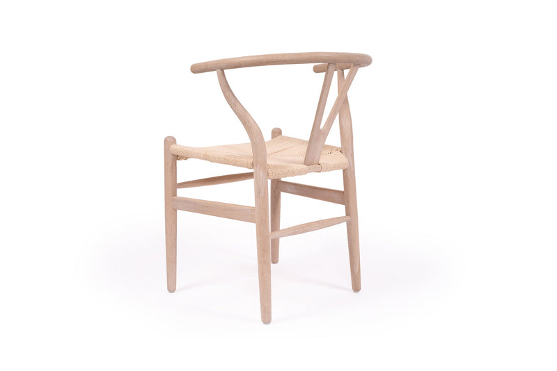 Willow Designer Revere Chair - White Coastal Oak