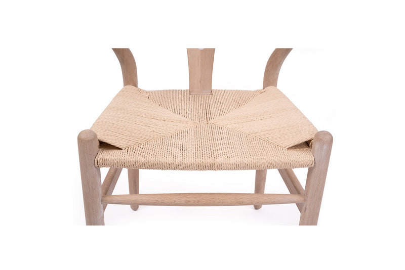Willow Designer Revere Chair - White Coastal Oak