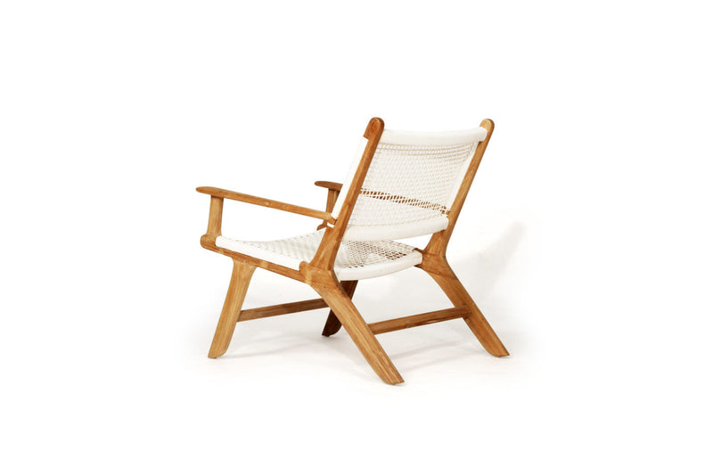 Zane Accent Arm Chair – White