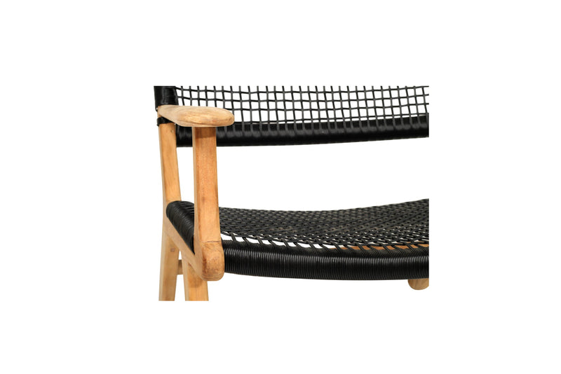 Zane Accent Arm Chair – Black