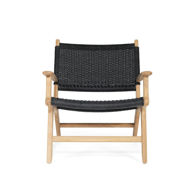 Zane Accent Arm Chair – Black (Close Weave)