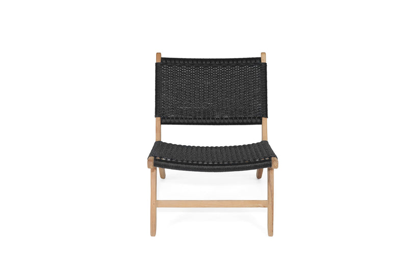 Zane Accent Chair – Black (Close Weave)