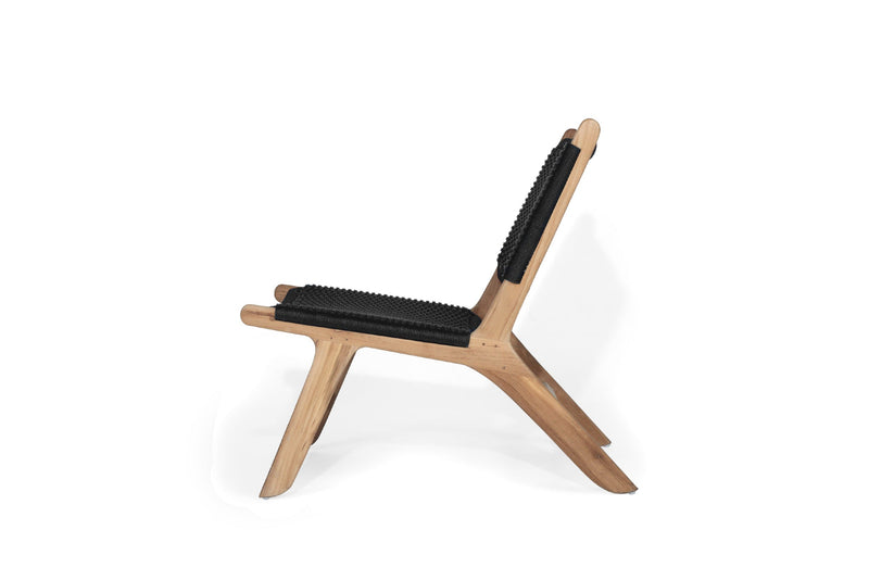 Zane Accent Chair – Black (Close Weave)