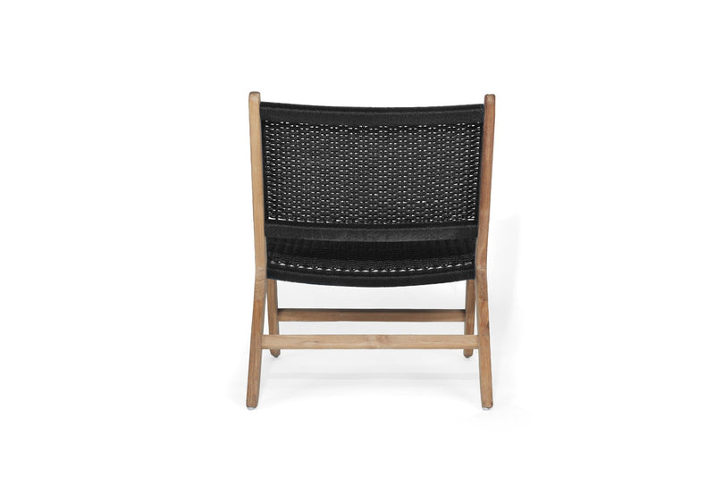 Zane Accent Chair – Black (Close Weave)
