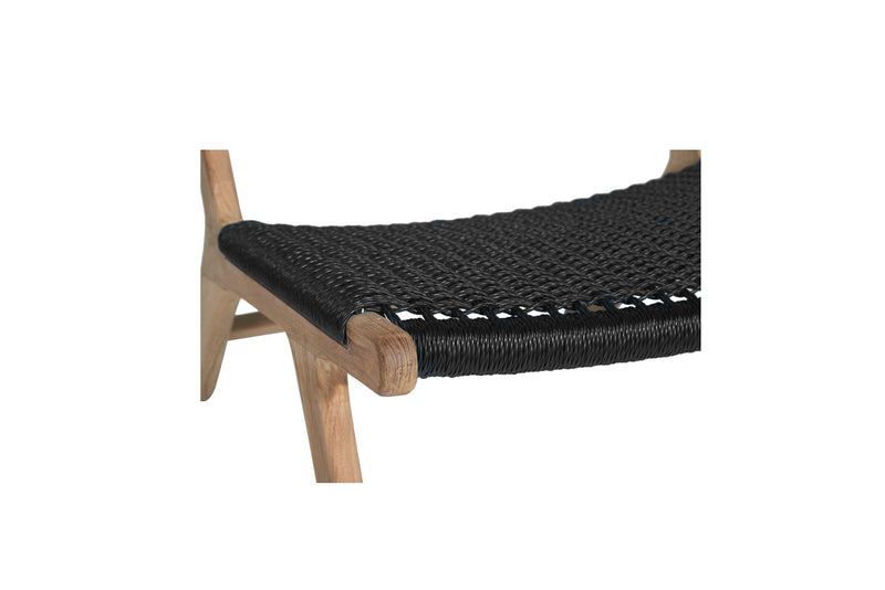 Zane Accent Chair – Black (Close Weave)