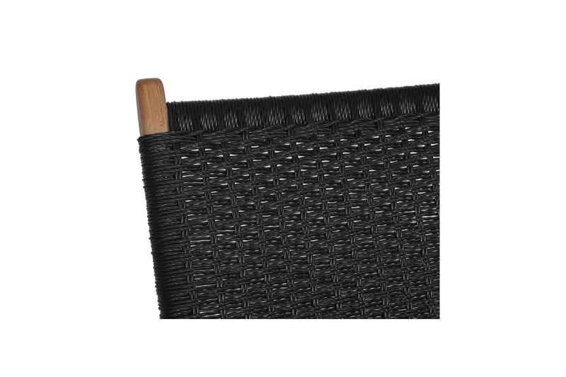 Zane Accent Chair – Black (Close Weave)