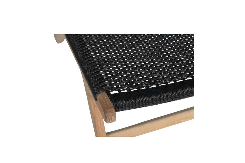 Zane Accent Chair – Black (Close Weave)