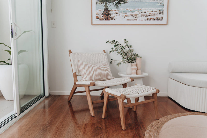 Zane Accent Chair – White