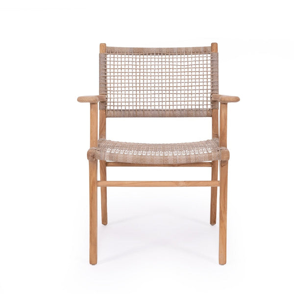 Zane Dining Armchair - Washed Grey