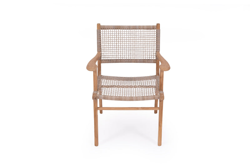 Zane Dining Armchair - Washed Grey