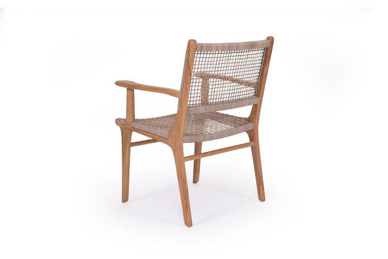 Zane Dining Armchair - Washed Grey