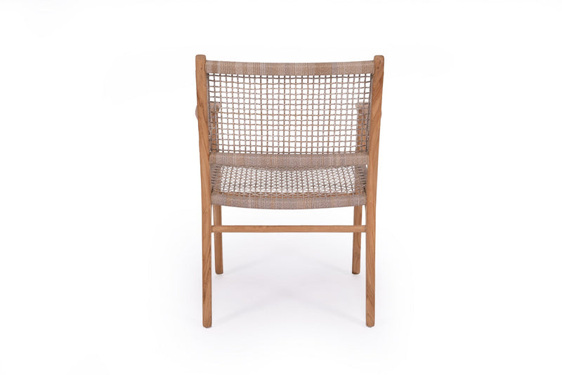 Zane Dining Armchair - Washed Grey