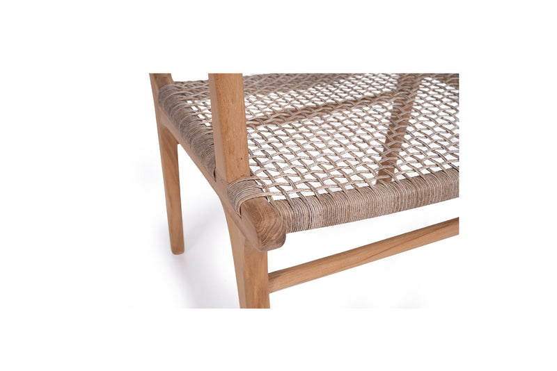 Zane Dining Armchair - Washed Grey